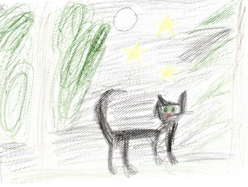 Барсик на прогулке Щукина наташа 6 лет